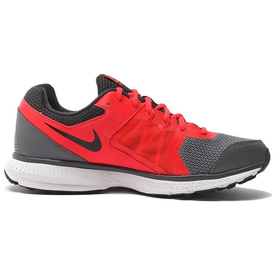 Nike Zoom Winflo 2 Comfortable Ventilated Shock Absorbing Non-Slip Durable Low-Top Casual Running Shoes Men Sneaker Red Gray 724939-018