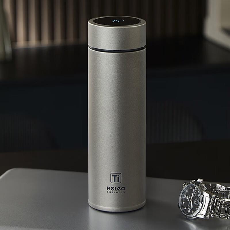 RELEA Men s Pure Titanium Thermos Cup