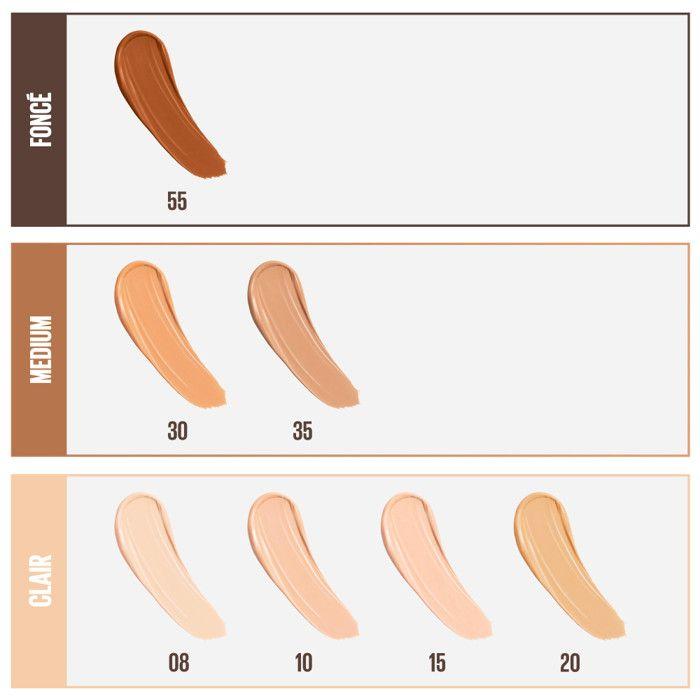 Concealer - Gemey-Maybelline - Fit Me N°15 FAIR - Natural Coverage - Applies Without Streaks - Pink Tint