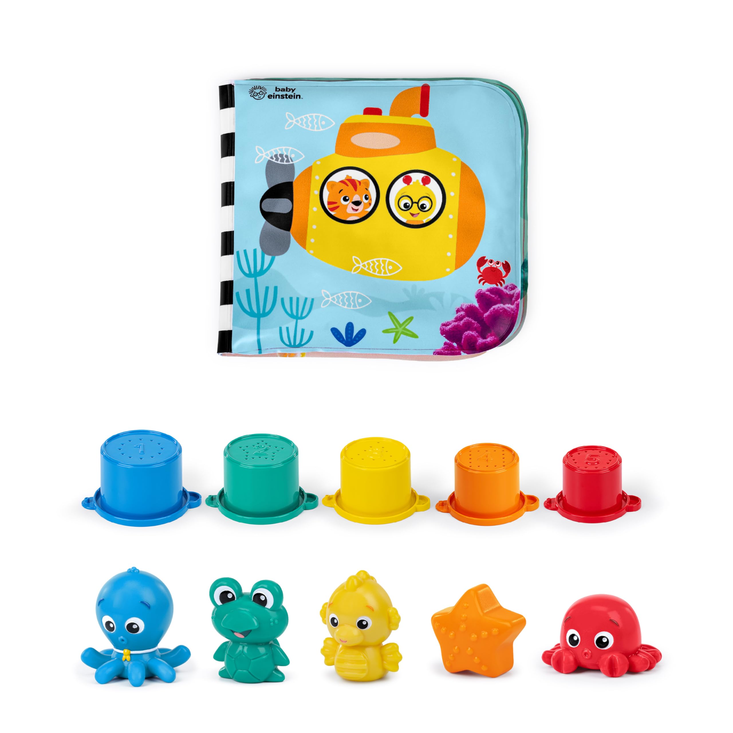 

Baby Einstein Kids2 Opus the Octopus and His Sea Friends Bath Toy Set (17364) - Perfect for bath time, bath time, or as a birthday or Christmas gift