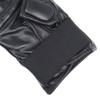 Martial World Knuckle-Type Finger Gloves, Open Finger, PG38-S-BK, Black, Size S
