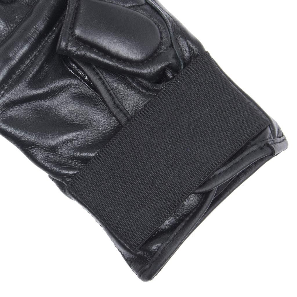 Martial World Knuckle-Type Finger Gloves, Open Finger, PG38-S-BK, Black, Size S