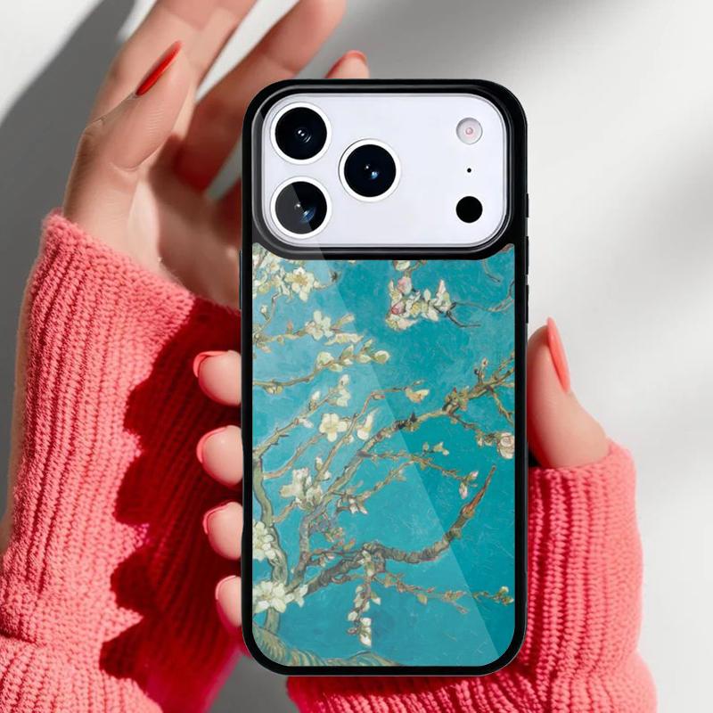 Oil Painting Boho Flower Art Phone Case for iPhone 17 Air 16e 15 14 13 Pro Max Back Cover for 12 11 Pro Coque