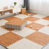 Wood Grain Foam Interlocking Crawling Mat for Children - Thickened Tatami Carpet for Home Use