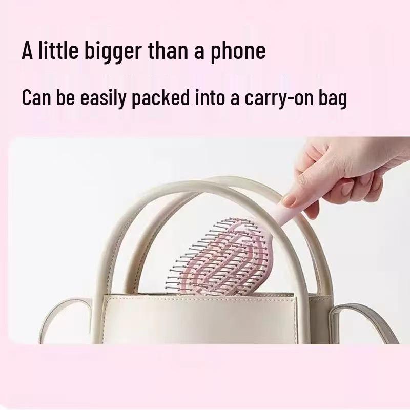 Mini Hollow Student Vertical Handle Air Cushion Massage Comb