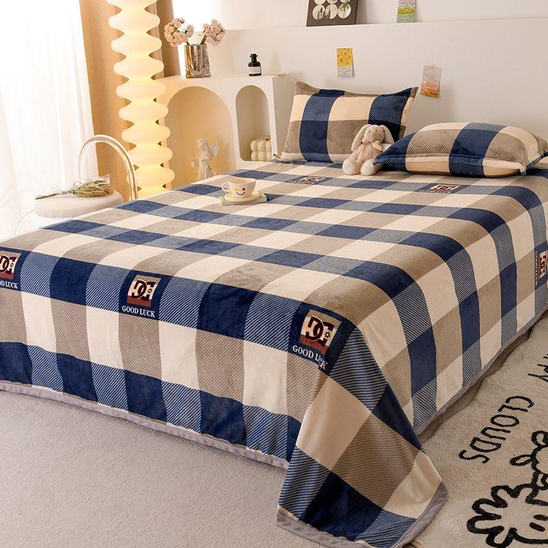 

Простыни из молочного бархата, Зимний плюс бархат, Утолщенные, Мягкие, Приятные к коже, Бархатное одеяло, Двусторонний бархат, Тонкие зимние простыни двойного назначения S