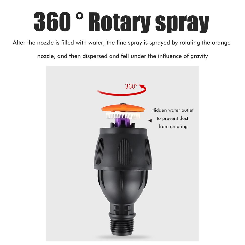 360 degrees Rotating Auto Irrigation System Garden Lawn Sprinkler Grass Water Sprinkler System Garden Hose Sprinkler