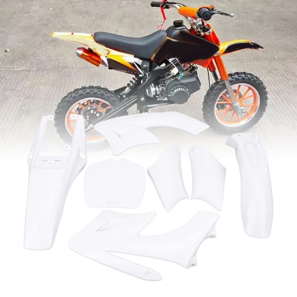 7PCS Plastic Fairing Body Cover Kits Shockproof Motorcycle Mudguard Replacement for Apollo   Dirt Bike Chinese 2 Stroke 47  49 