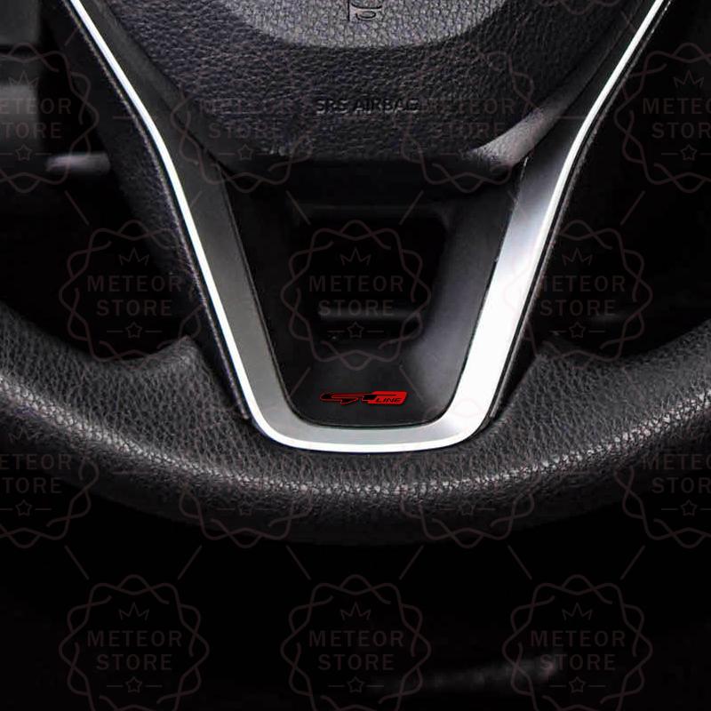 RAWN4 Car Nameplate GT Line Metal Badge Interior Steering Wheel Sticker Emblem For Kia Sorento Sportage Stinger Rio K5 K9 K7 K8 K3 K2