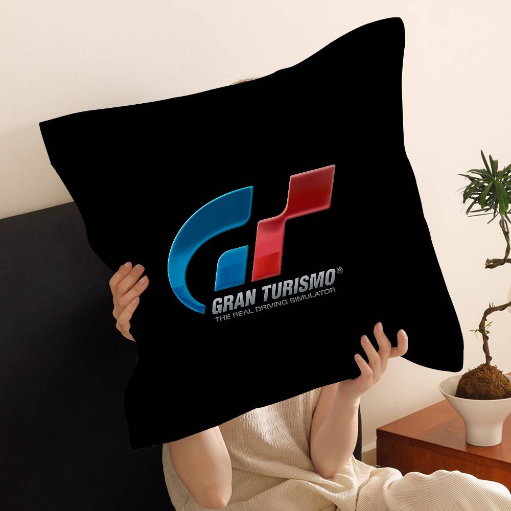 G-Gran Turismo Maple Design Cushion Cover Happy Autumn Harvest Decor Holiday Decorati Pillow Cover