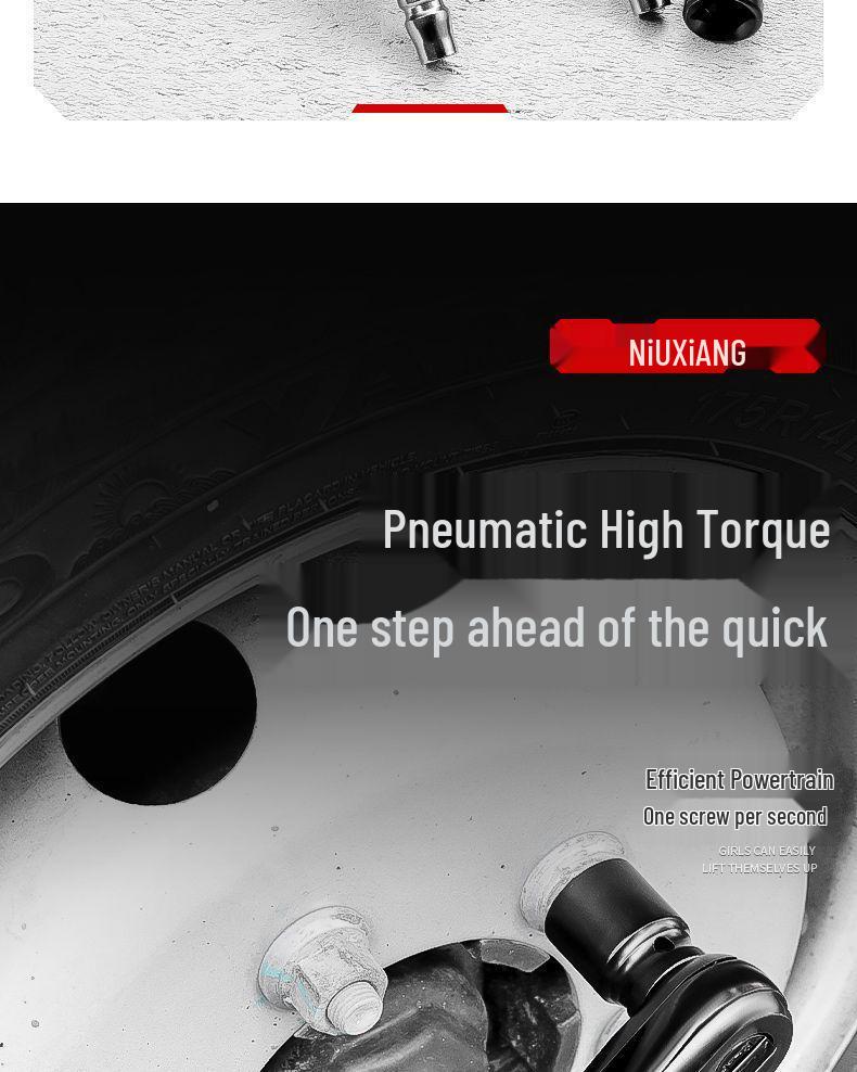 Industrial Grade High Torque Two-Way Pneumatic Ratchet Wrench - Compact Air Impact Tool for Auto Repair