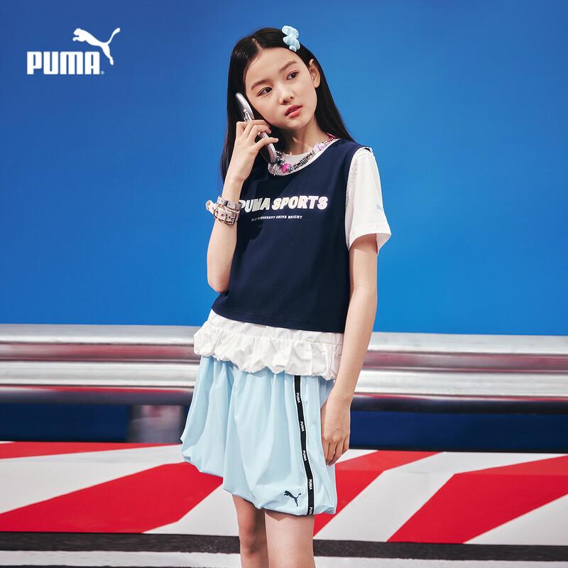 

Летний комплект с коротким рукавом для девочек PUMA 140