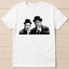 Laurel And Hardy Funny Shh Comedy Funny Gift Tee T Shirt 8044