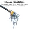 Magnetic Bit Holder Magnetic Ring Strong Magnetizer Demagnetizer 6.35mm Phillips Cross Head Screwdriver Bit Holder Hand Tools