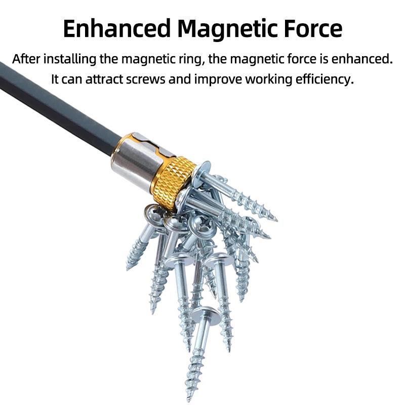 Magnetický držák bitů Magnetický kroužek Silný magnetizér Demagnetizér 6,35 mm Křížový držák bitů Ruční nářadí