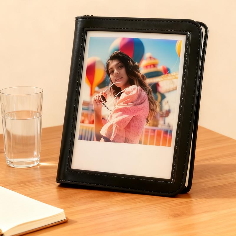 Hot Sale Dropshipping Wedding PU Leather 5inch for Polaroid 600/W210/300/400 Instax Wide Film Mini Photo Albums with Binder