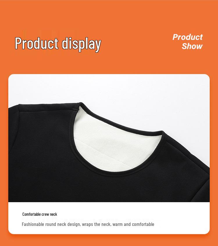 Smart Heated Fleece-Lined Underwear Set: Full-Body, Warm, and Cold-Proof