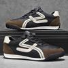 Fashion Fashion Leather Sneakers Men Casual Walking Trainers Breathable Comfortable Sports Shoes Lace-up Male Treking Footwear Trainers