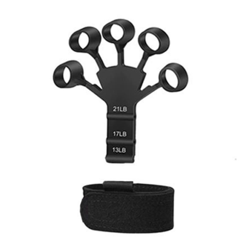 

Fitness Hand Exerciser Grip Hand Strength Trainer 5 Finger Silicone Wrist Puller Stretching Tool Fitness Finger Grippers