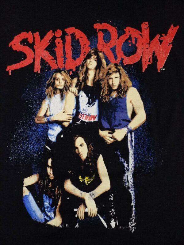 Skid Row Band Black Short Sleeve Size S To 5XL Shirt Unisex Unisex T-Shirt L