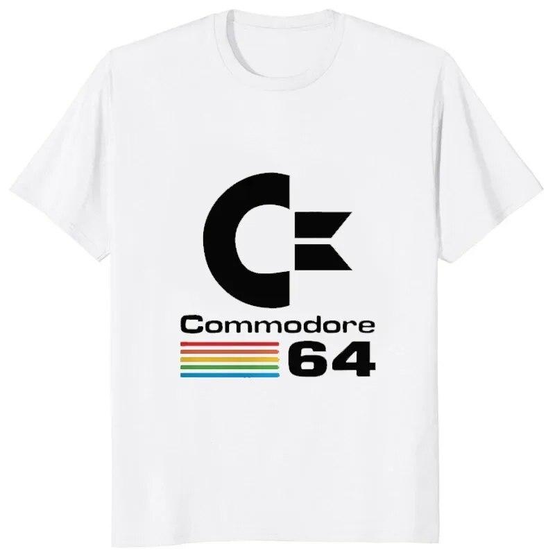 Vintage Amiga Commodore T-shirt Funny Graphic Casual Fashion Unisex Clothes Y2k Hipster Humor Streetwear Printed  Women T Shirt