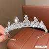 Children's Crown Headwear Princess Girls Crystal Pearl Crown Birthday Performance Flower Girl Wedding Girls Hair Accessories Daquan
