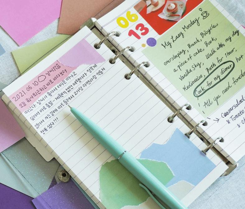 Pastel Color Sticker Packs 50Sheets*3Packs Taku(Decorate Your Diary)