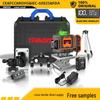 12-Line High Precision Infrared Laser Level for Outdoor Use - Red & Green Cross-Line Projector
