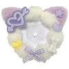 Cartoon Cats Ear Badge Holder 58mm Badge Case Plush Cats Ear Badge Pin Sleeve For Women Student And Cosplay Enthusiasts