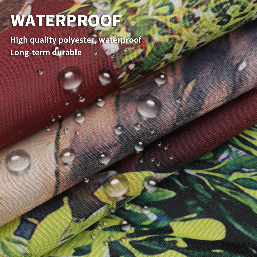 3D Printing Shower Curtain 180x180cm/180x200cm Window Scenery Green Plant Landscape Bathroom Curtains With Hooks Waterproof