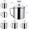 With Handle Stainless Steel Cup Supplies 1pc Water Coffee Tea Drinking