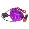 5m 16.4ft Auto LED Strip Cigarette Lighter Drive Luminous Ambient Car Interior Light DC 12VPurple