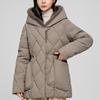 Fashion Woman Winter Coats Hooded Elegant Thick Warm Winter Parkas Female Jacket