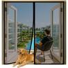 Magnetic Screen Door French Door, Durable Fiberglass Double Door Screen Mesh Curtain Fits Door Opening Up Keep Bugs Out