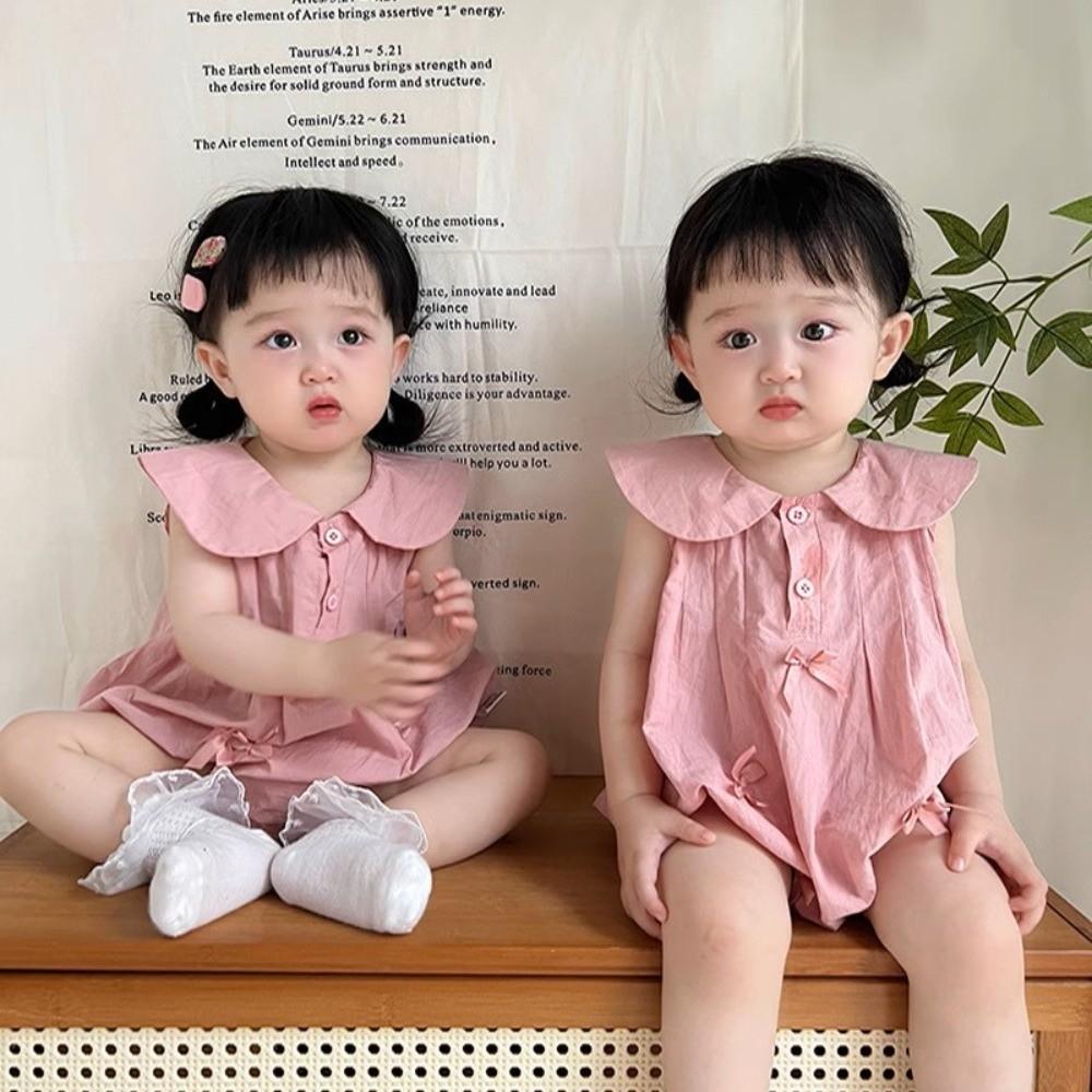 Shorts Climb Bow Baby Jumpsuit Infant Romper Bow Baby Bodysuit Cute Bow Baby Romper  Baby Girl