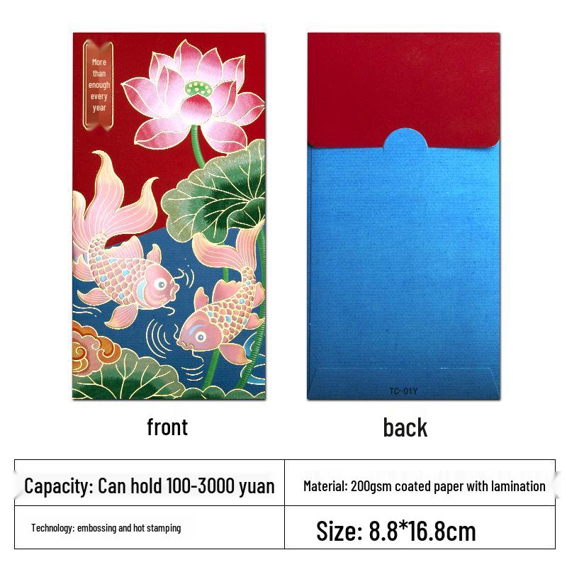 High-End Hong Kong Red Envelope - Creative New Year Lucky Money Packet