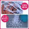 ZERONOWA Basketball Hoop Net, Nylon, Replacement, 12 Rings, Set of 2 (White)