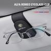 Car Interior Glasses Clip Sunshade Storage Brace Auto Accessories For Alfa Romeo Giulietta Mito 159 Giulia Stelvio 156 147 Brera