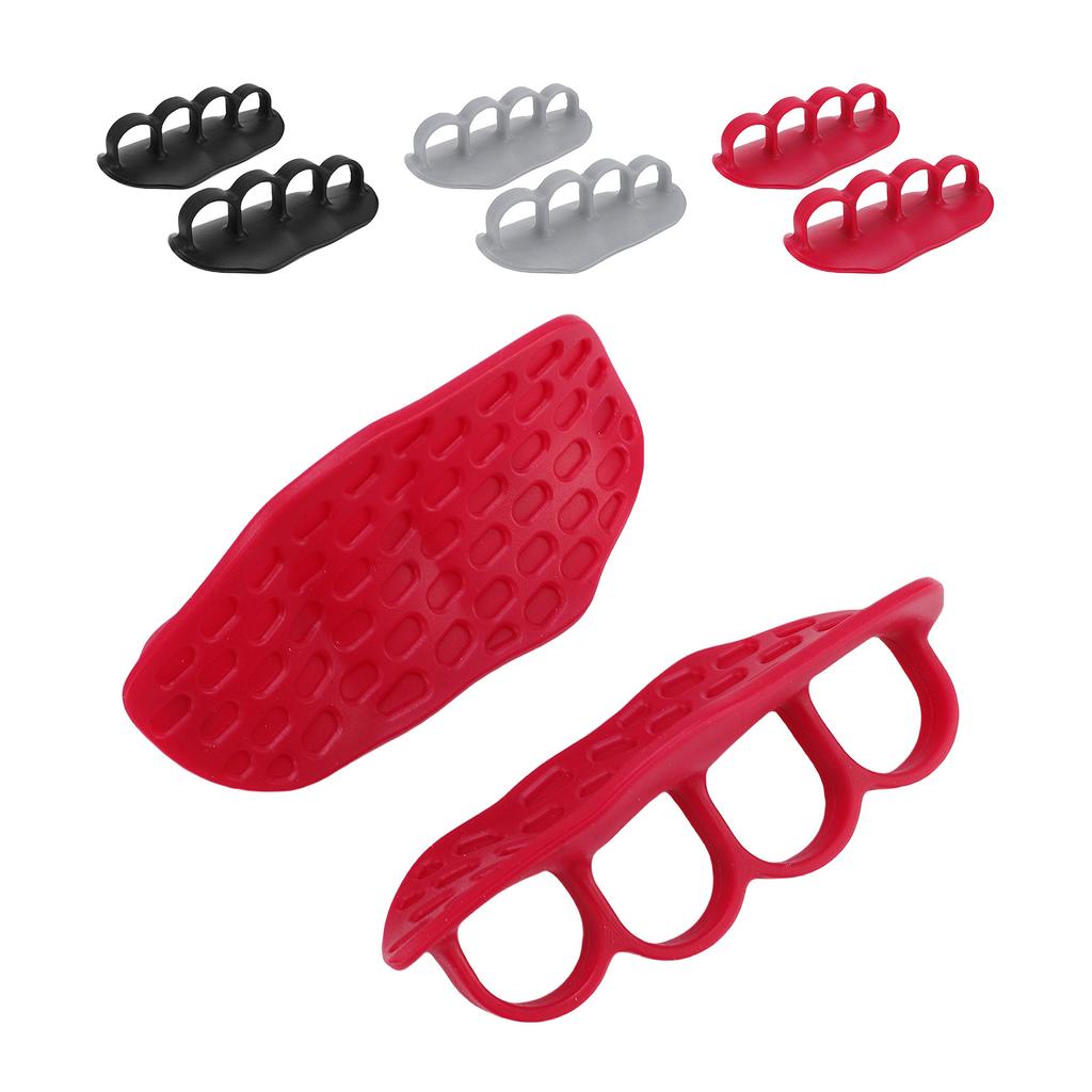1 Pair Workout Grips Multifunctional Weight Lifting Rubber Gym Grips for Barbell and Dumbbell