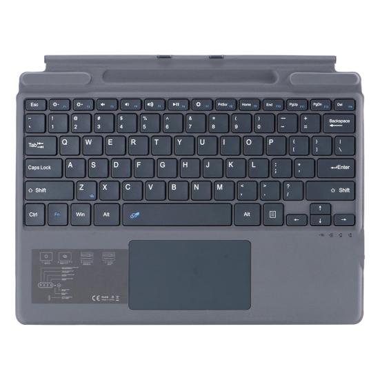 Wireless Bluetooth-compatible Keyboard Case Colorful Backlit with Protective Design Detachable Latency Free Tablet