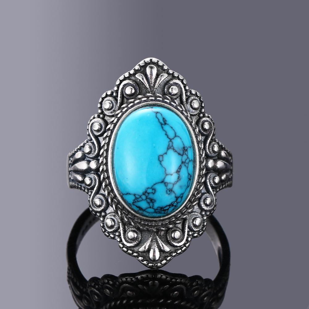 Oval Natural Labradorite Rings for Women Men CopperRing Finger Ring Retro Gemstone Rings Jewelry Party Gift