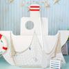Nautical Wall Décor Set: Fishing Net, Lifebuoy, Anchor, Starfish, Fish, and Photo Props