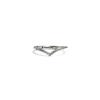 V-Shaped Row Diamond Zircon Ring Female Design Small Broken Diamond Index Finger Stacked With Small Protective Ring Live Ring