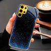Blue Gold faddish cellphone new Bestseller model PhoneCase Glass PhoneCase for Samsung Galaxy S26 S25 S24 S23 S22 FE,Ultra,Plus