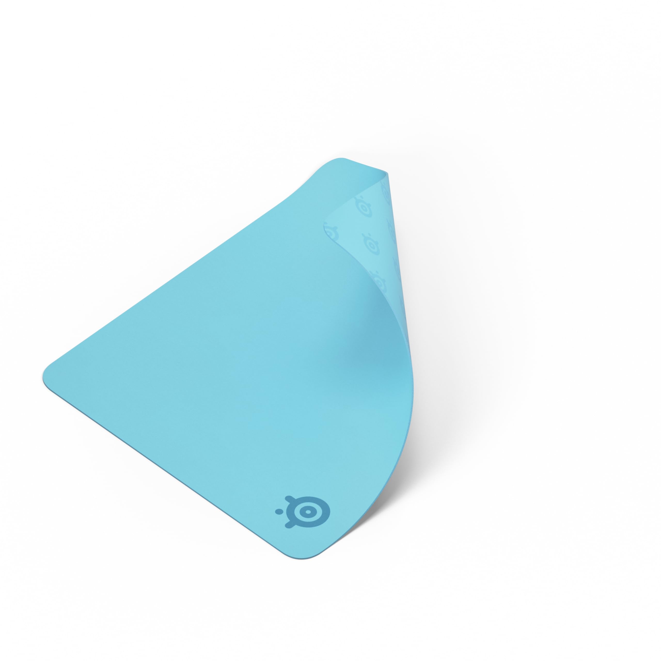 SteelSeries Gaming Large Size 45cm x 40cm x QcK Aqua 63462 Mousepad, Cloth, (L), Aqua, 0.2cm, + (Light Blue)