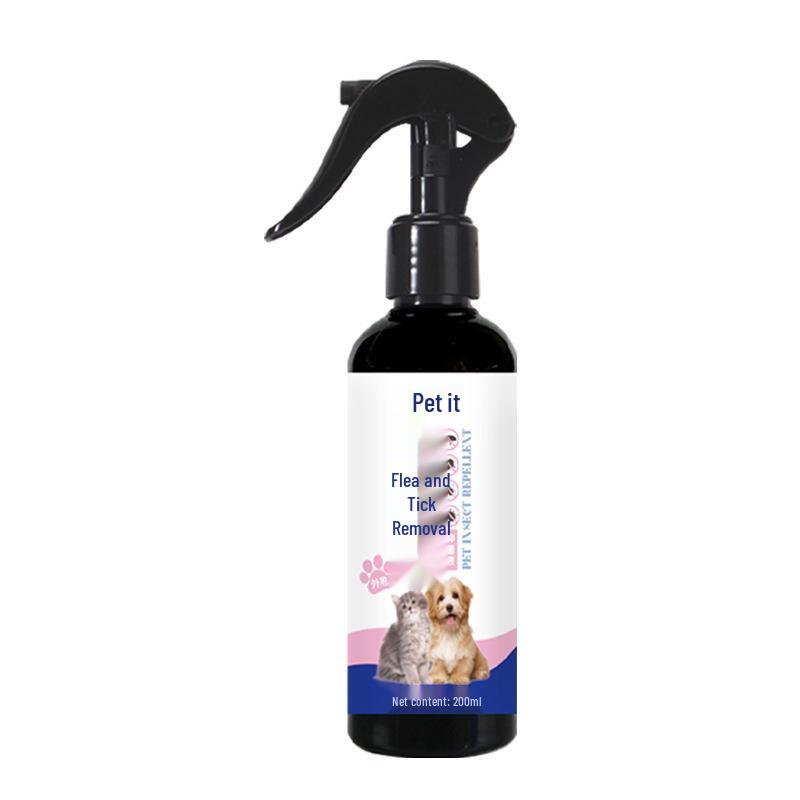 Puxinno 100ml Antibacterial Insect Repellent Spray for Cats & Dogs: Ectoparasitic, Tick, and Flea Remover