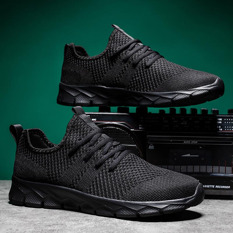 Herren Sneaker Atmungsaktiv leicht Laufschuhe Vier Jahreszeiten Übergröße Klassische Freizeit Sportschuhe Plateau Sneaker Wanderschuhe