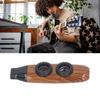 ABS-Material Kazoo Flöte Holzfarbe Kazoo Professionelle Zweilochflöte Zum Spielen Performance