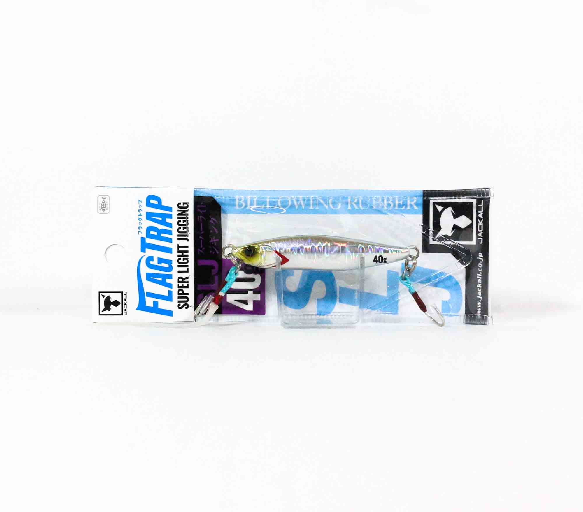 

Ловушка-флажок Jackall Metal Jig 40 грамм Shirasu Silver (3103)