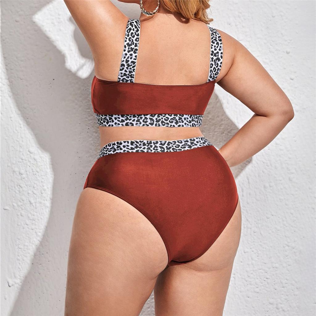 0XL - 4XL Bikini cu îmbinare Plus Size Costum de baie Marime Mari Costum de baie Femeie Set de bikini din două piese Costum de baie pentru baie